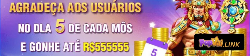 Ofertas e bônus reais no POPVAI cassino