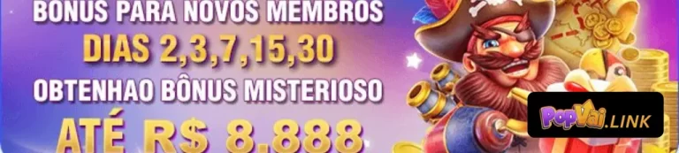 Ofertas e bônus reais no POPVAI cassino